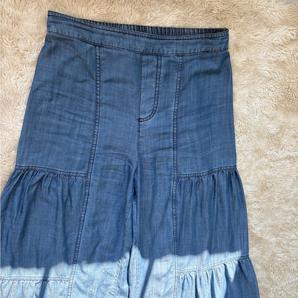 Current Air Blue Wide Leg Pants